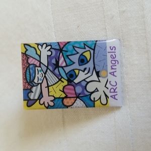 Chibi Archangels Lapel Pin Blue Angel